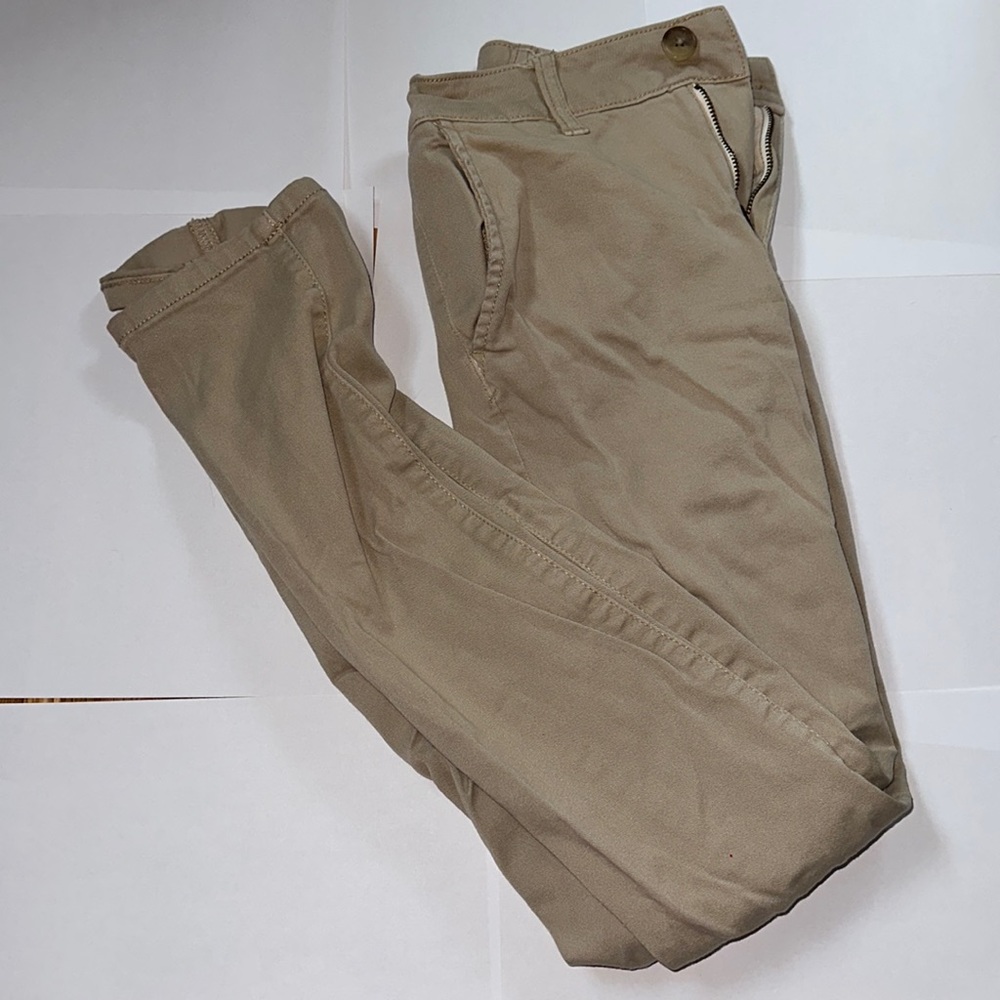 American Eagle Khaki Super Stretch Jeans Size 4